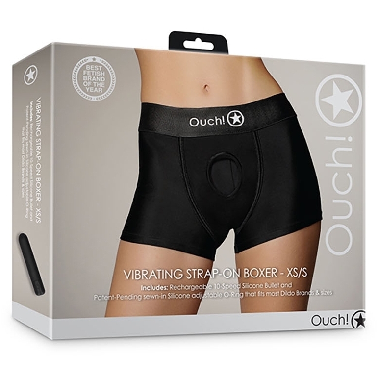 Boxer vibrant STRAP-ON BOXER Noir – Image 2