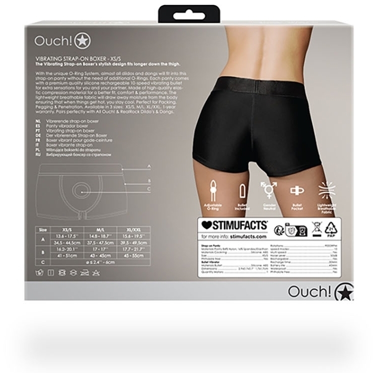 Boxer vibrant STRAP-ON BOXER Noir – Image 4