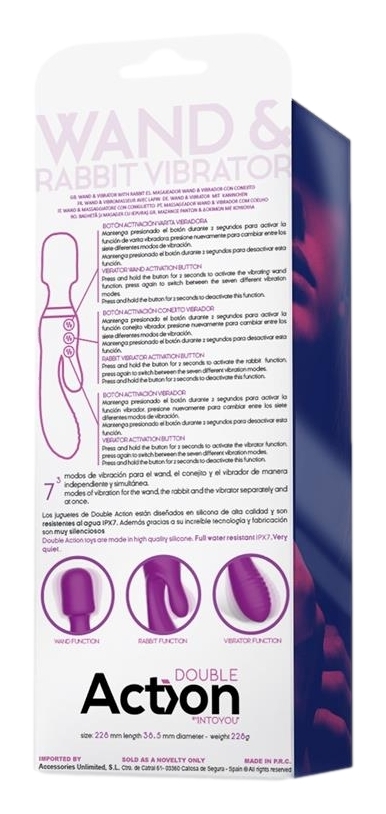 Vibro et Wand Fifteen Action Violet – Image 4