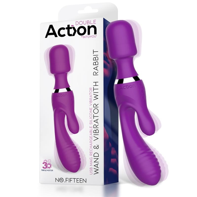 Vibro et Wand Fifteen Action Violet – Image 5