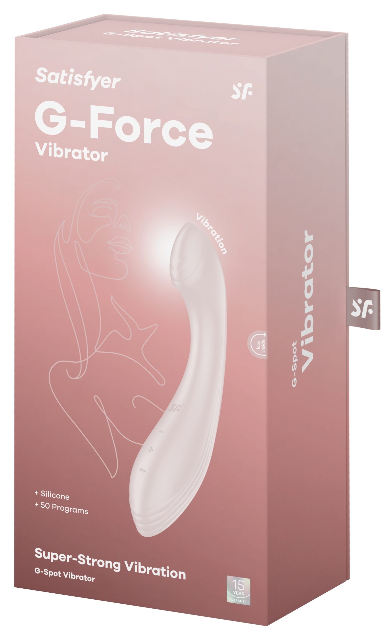 Vibro G-Force 19cm Beige – Image 2