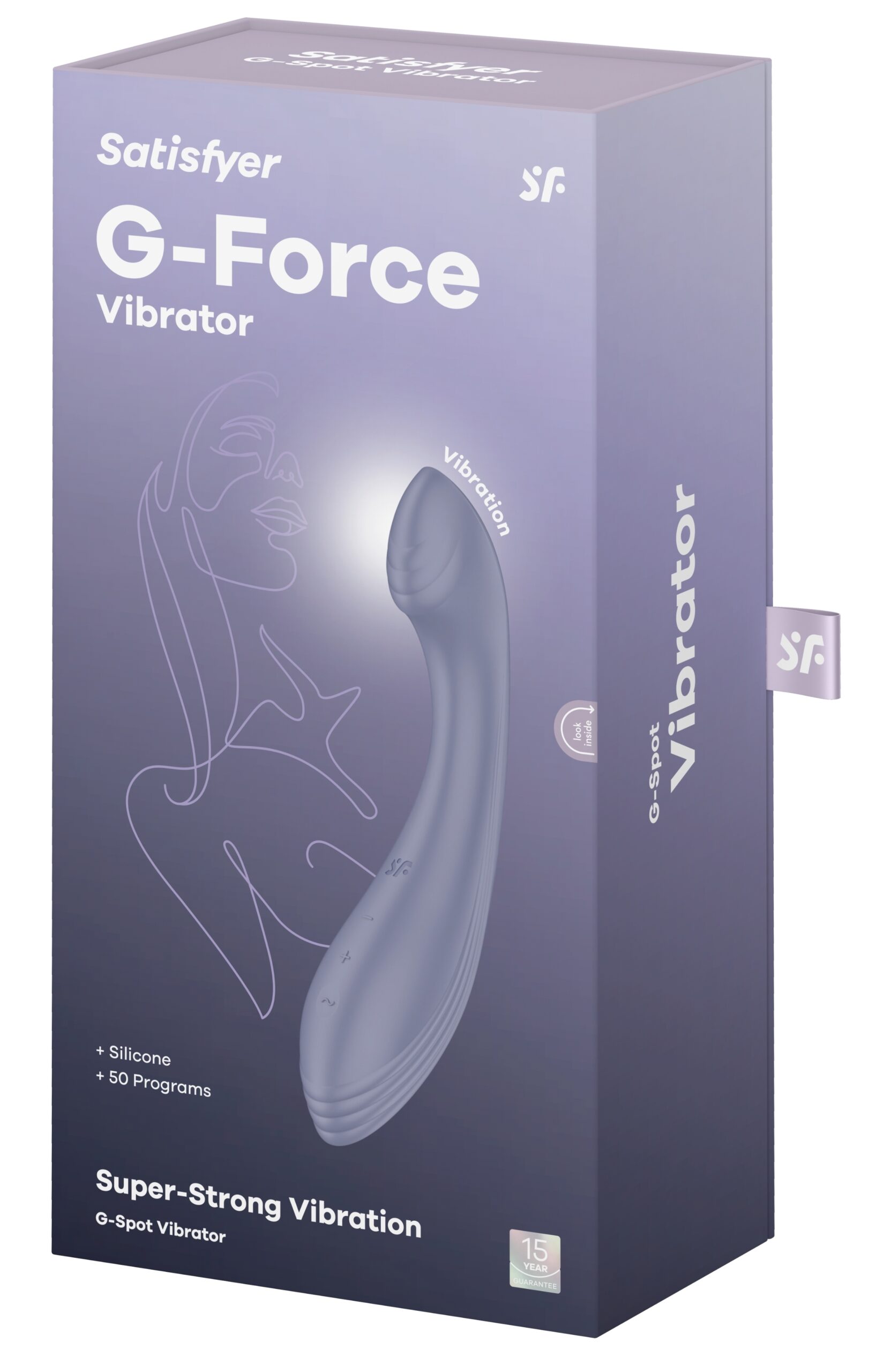 Vibro G-Force 19cm Mauve – Image 2
