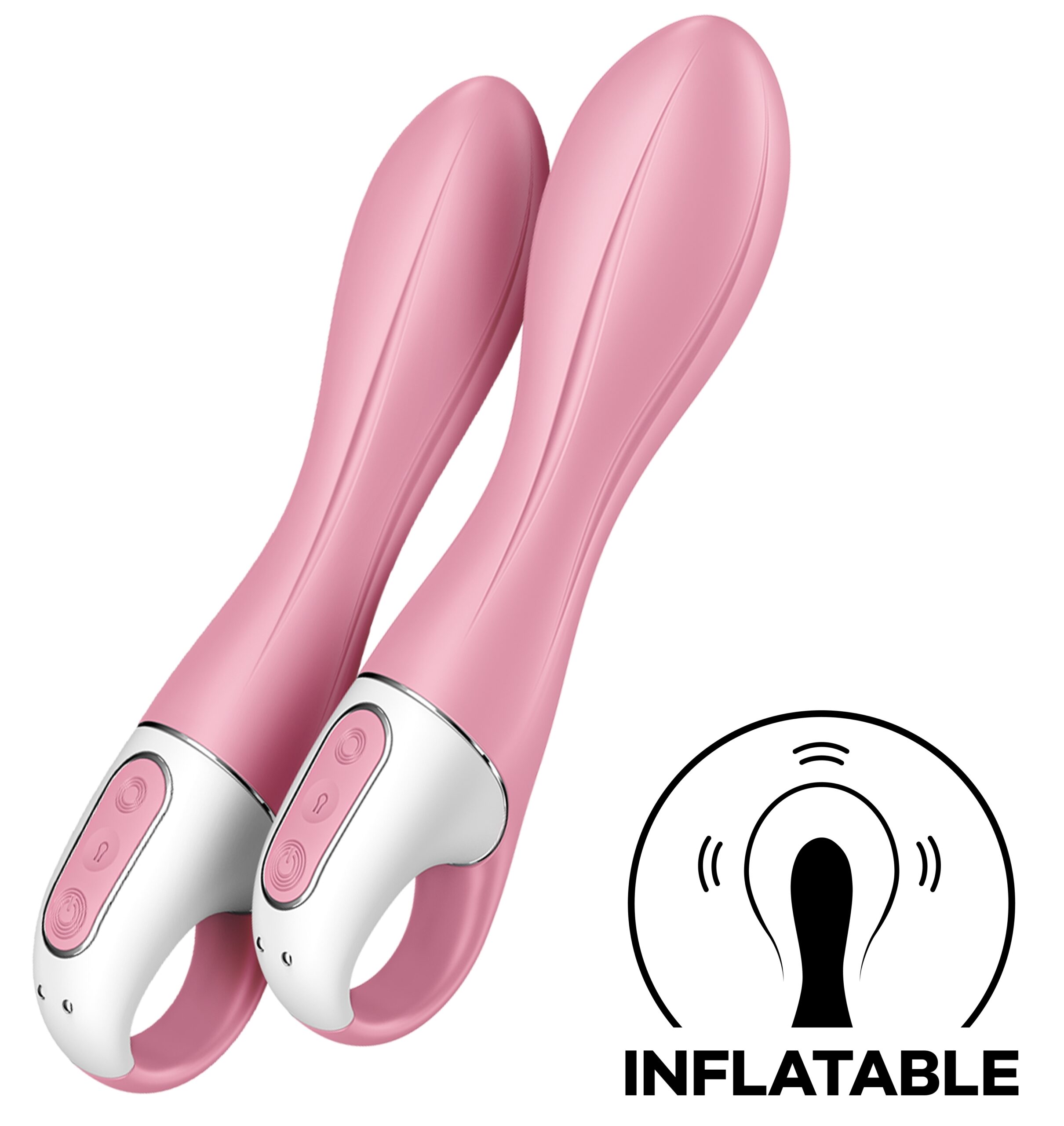 Vibro gonflable Air Pump Vibrator 2 Satisfyer 12 x 3.5cm Rose – Image 6