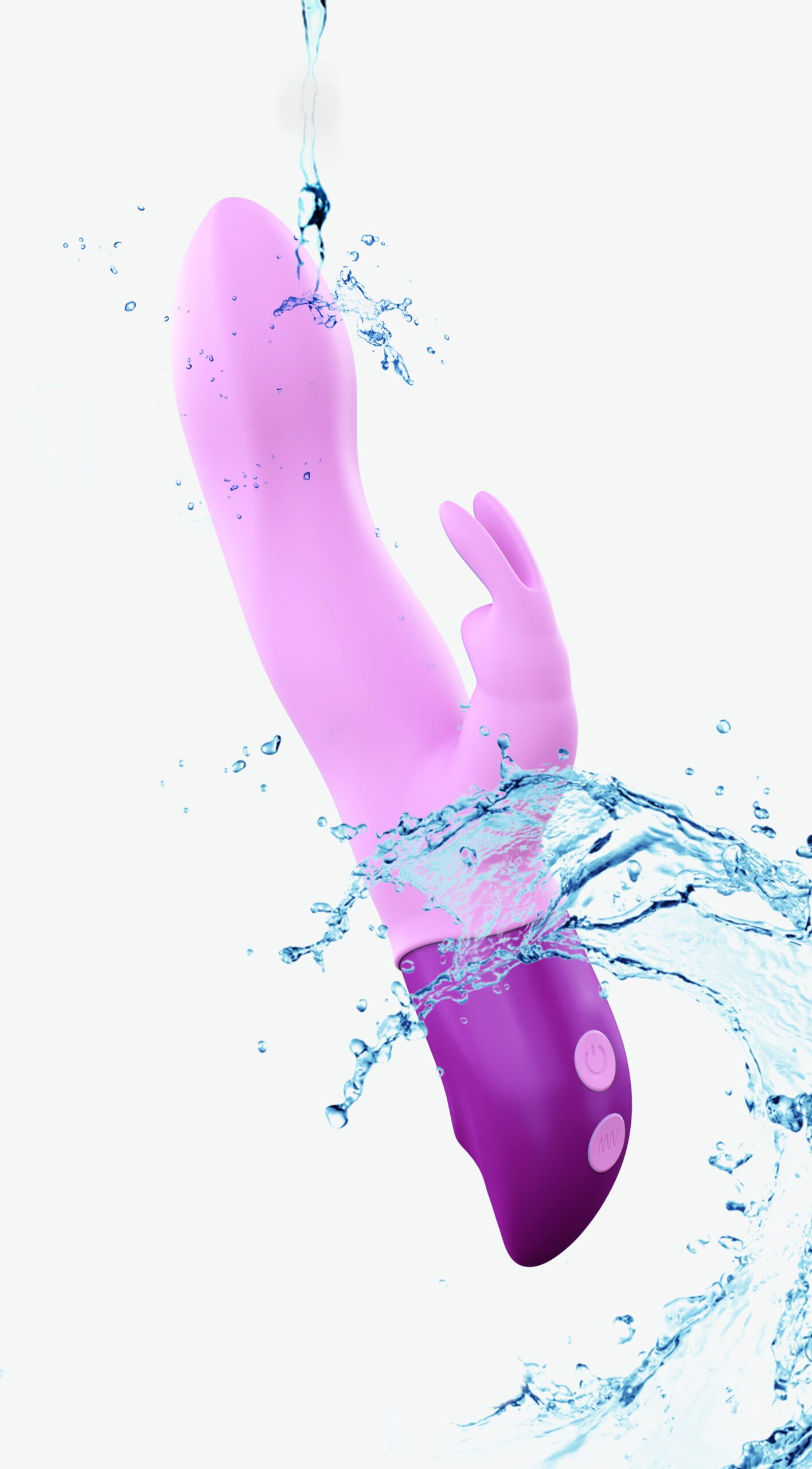 Vibro HELLO RABBIT 24 x 4cm Rose clair – Image 3