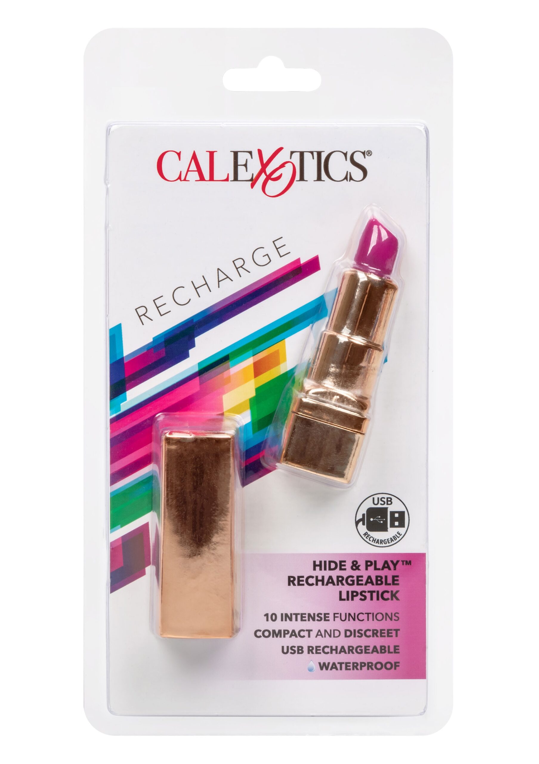 Vibro Lipstick 8cm Rose – Image 2