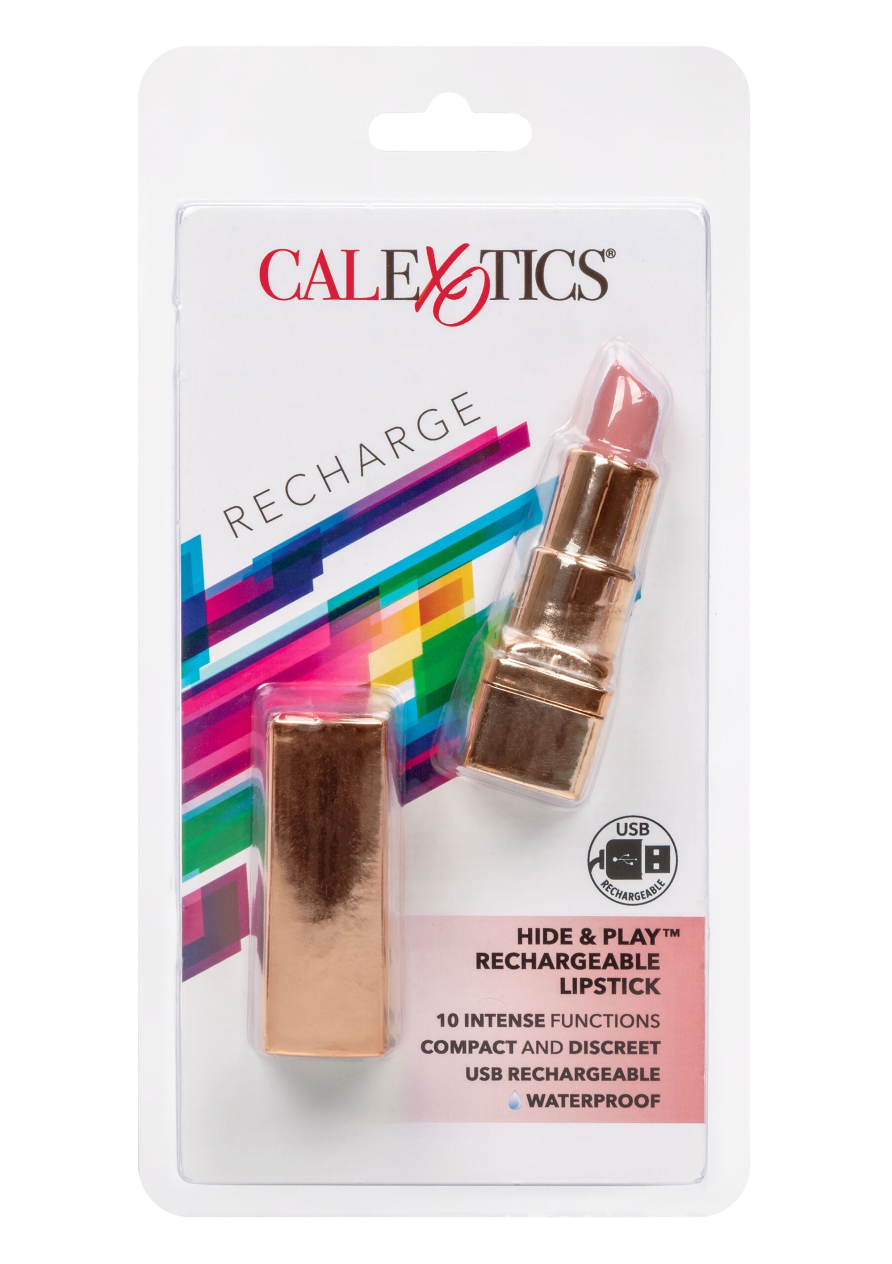 Vibro Lipstick 8cm Rose clair – Image 2