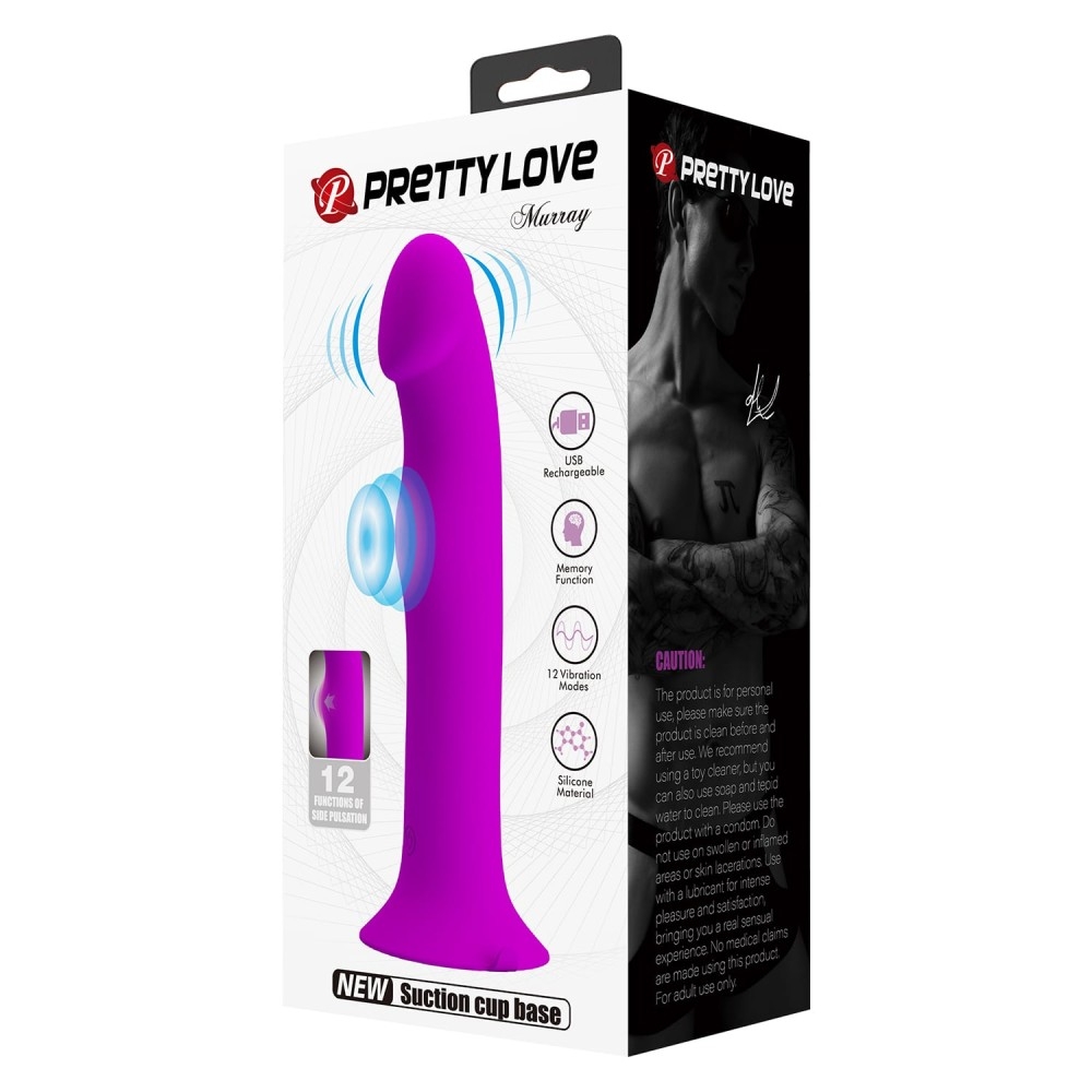 Vibro Murray Pretty Love 17 x 3.8 cm Violet – Image 2