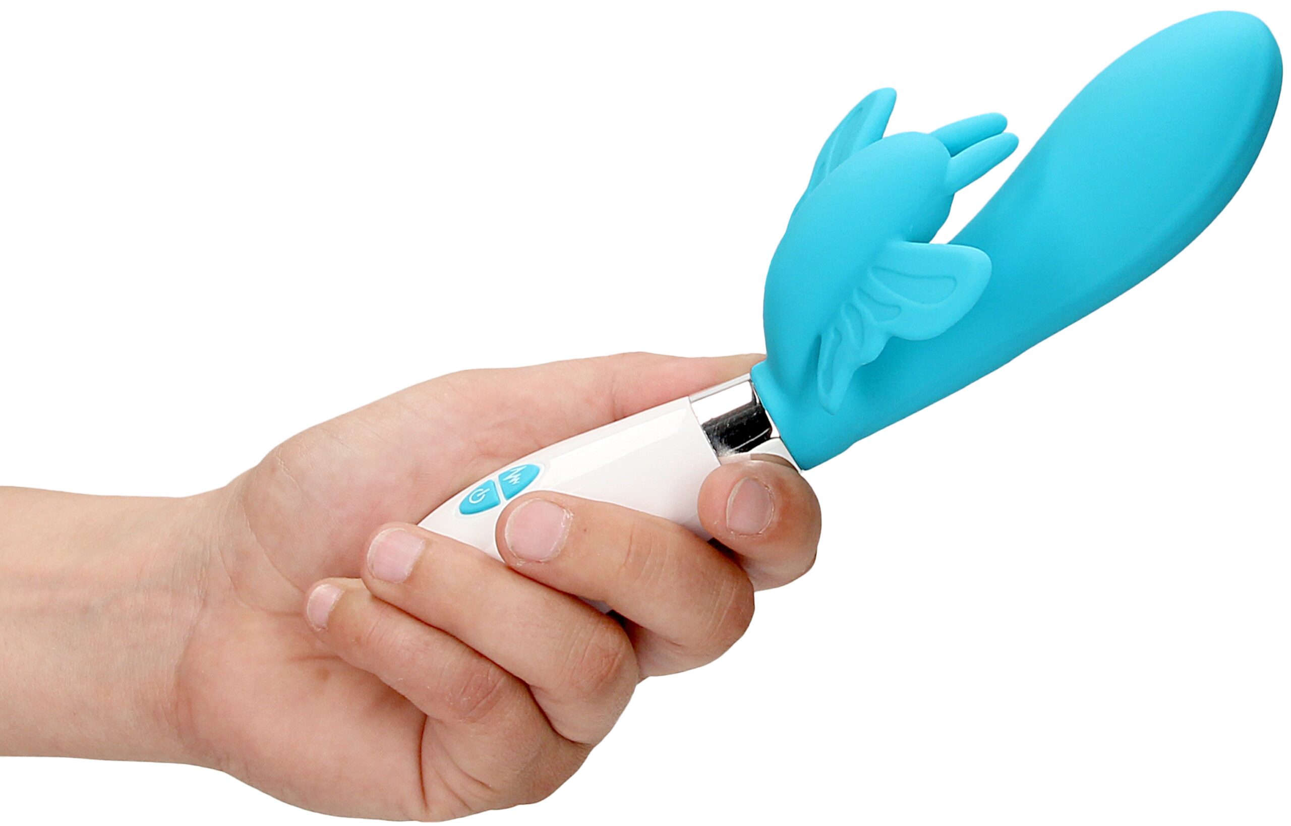 Vibro Rabbit Alexios 21cm Bleu – Image 5