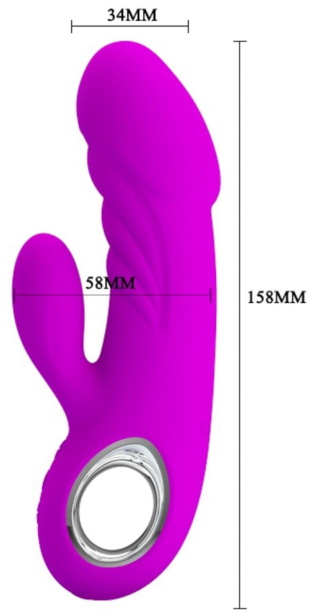 Vibro Rabbit Ansel Pretty Love 16 x 3.4cm – Image 6
