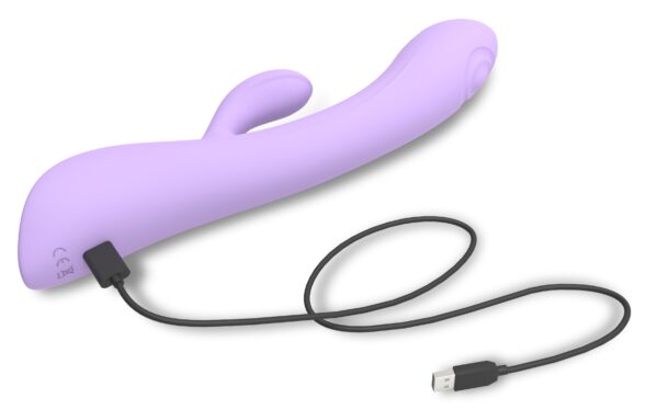 Vibro Rabbit Bunny & Clyde Love to Love 22cm Mauve – Image 6