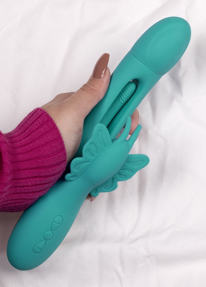 Vibro Rabbit Butterfly Flap 15 x 3.8cm – Image 4