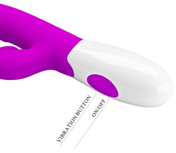 Vibro Rabbit Cerberus Pretty Love 21cm Violet – Image 3