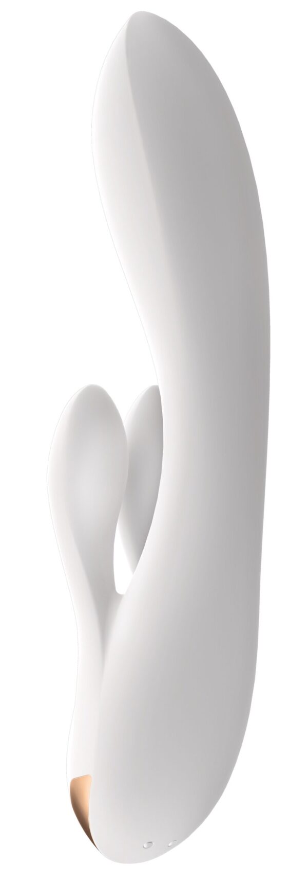 Vibro Rabbit connecté Double Flex Satisfyer 20cm Blanc – Image 5