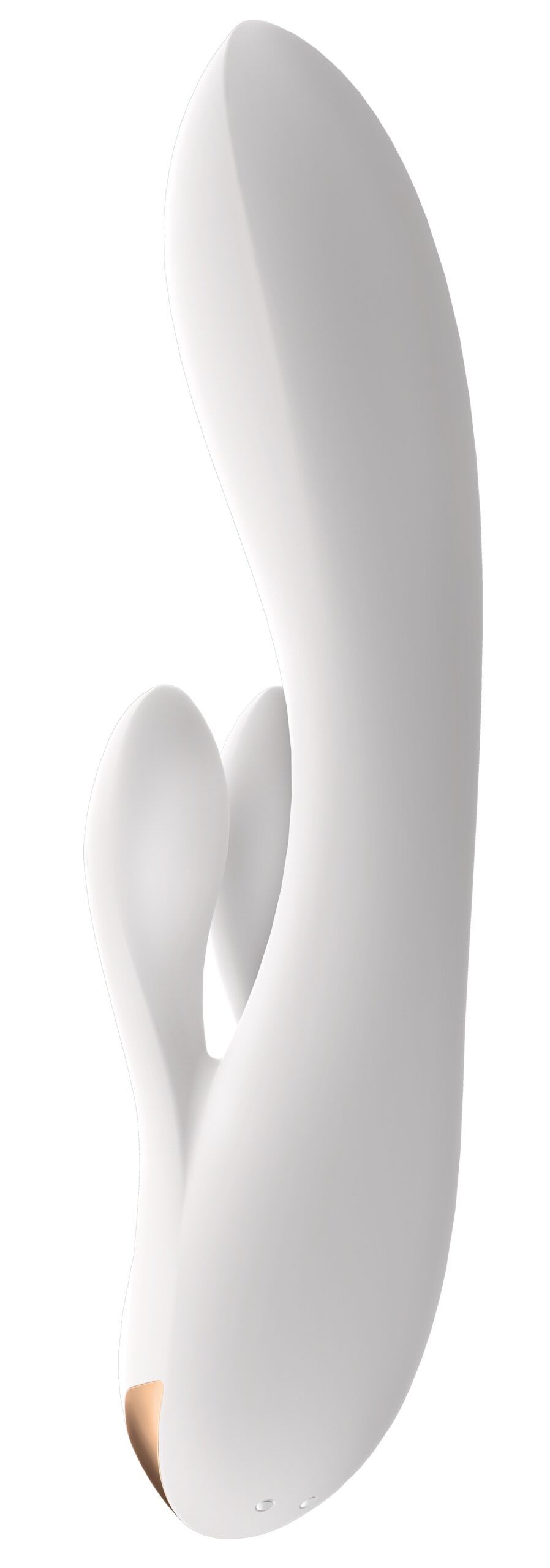 Vibro Rabbit connecté Double Flex Satisfyer 20cm Blanc – Image 5