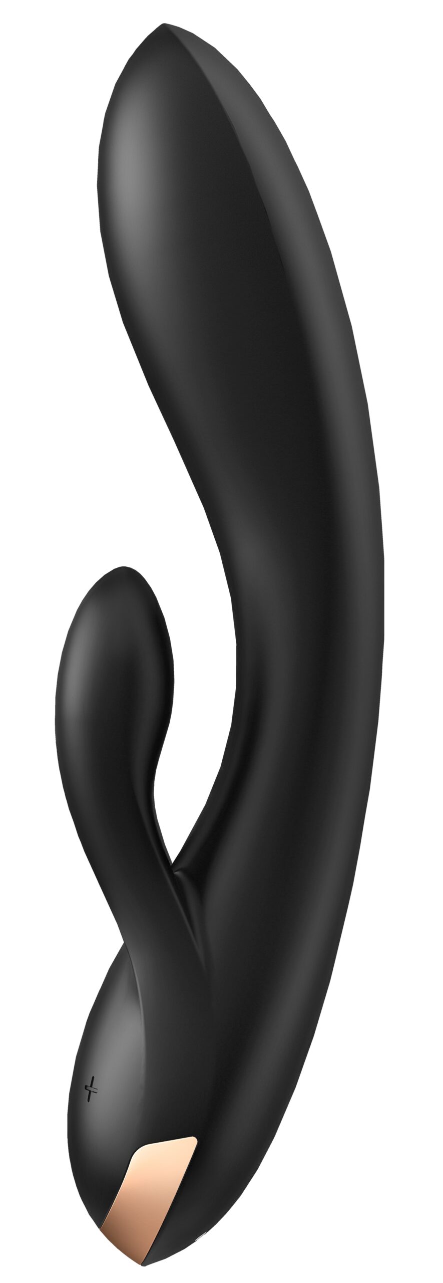 Vibro Rabbit connecté Double Flex Satisfyer 20cm Noir – Image 4