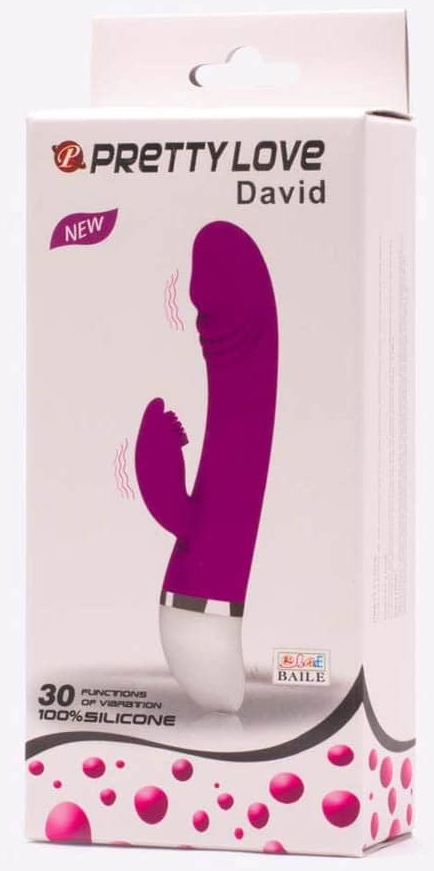 Vibro Rabbit David Pretty Love 20cm – Image 2