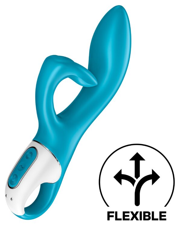 Vibro Rabbit EMBRACE ME Satisfyer 20cm Bleu – Image 7