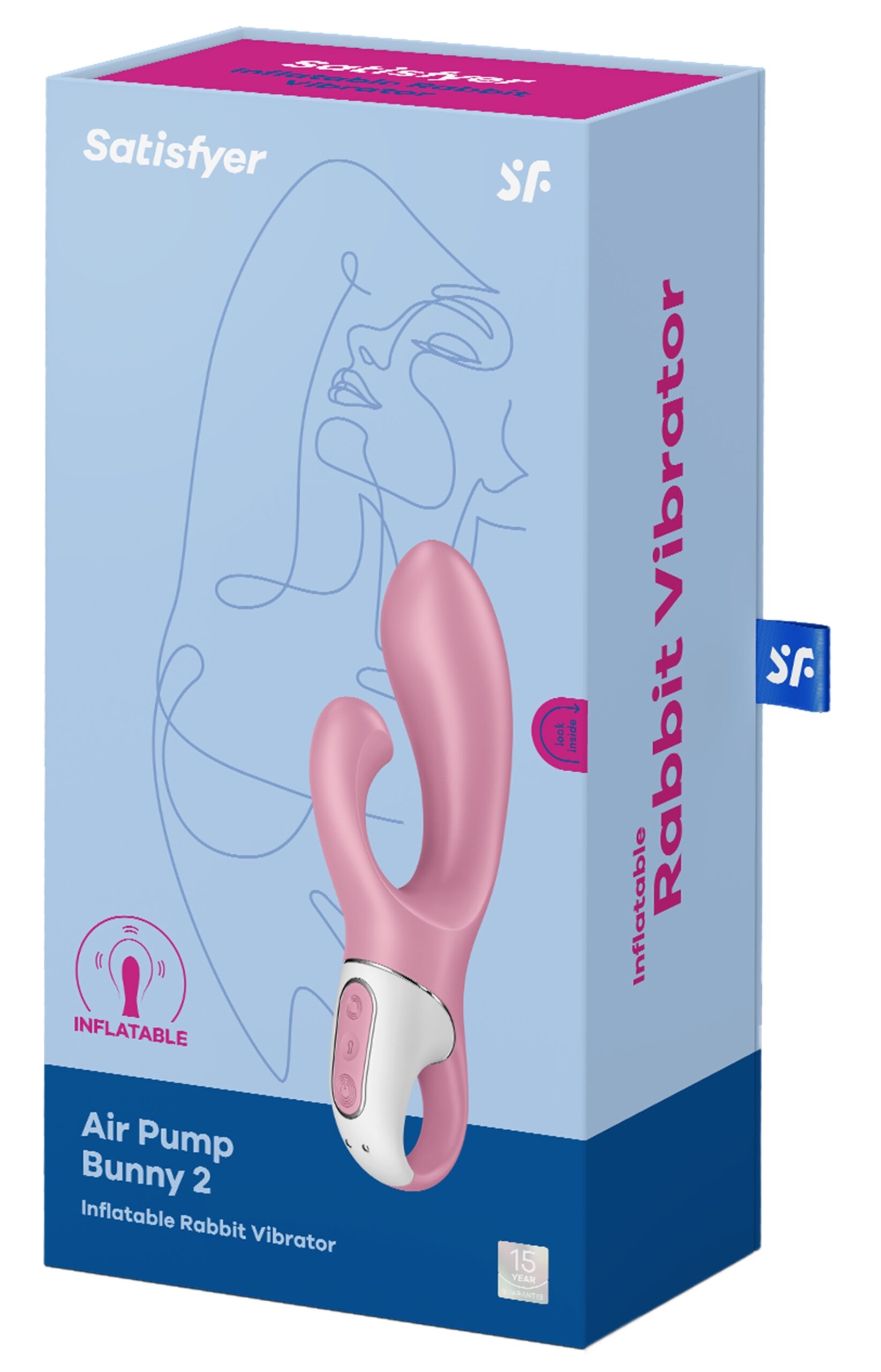 Vibro Rabbit gonflable Air Pump Bunny 2 Satisfyer – Image 2