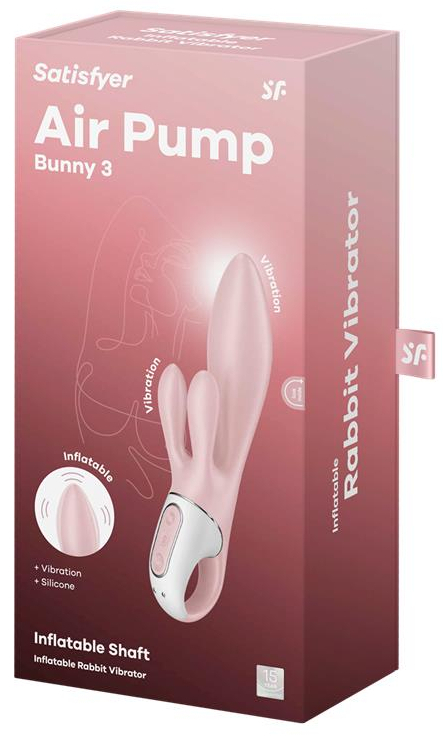 Vibro Rabbit Gonflable Bunny 3 11 x 5cm – Image 2