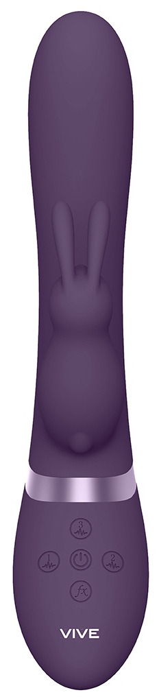 Vibro Rabbit gonflable Taka 22 x 6cm Violet – Image 4