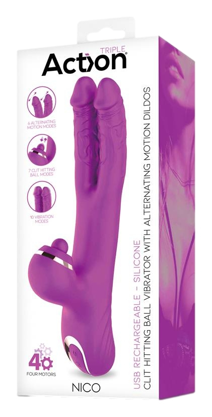 Vibro Rabbit Nico 12 x 3.7cm – Image 2