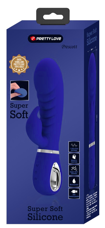 Vibro Rabbit Prescott 12 x 3.9cm Indigo – Image 2