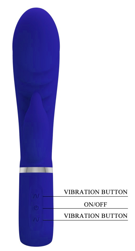 Vibro Rabbit Prescott 12 x 3.9cm Indigo – Image 5