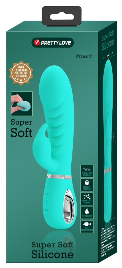 Vibro Rabbit Prescott 12 x 3.9cm Turquoise – Image 2