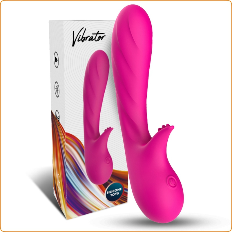 Vibro Rabbit Romance 18cm Rose – Image 3