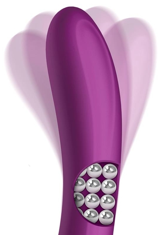 Vibro Rabbit Rotating Double 10 x 3.5cm Violet – Image 3
