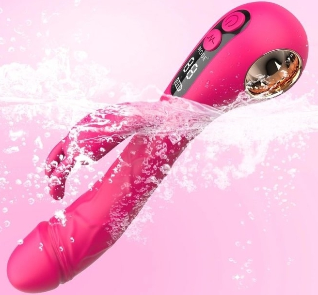 Vibro Rabbit Spotbit 14 x 3.7cm Rose – Image 5