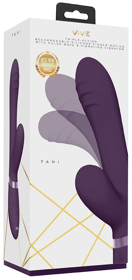 Vibro Rabbit Tani 22 x 3.5cm Violet – Image 2