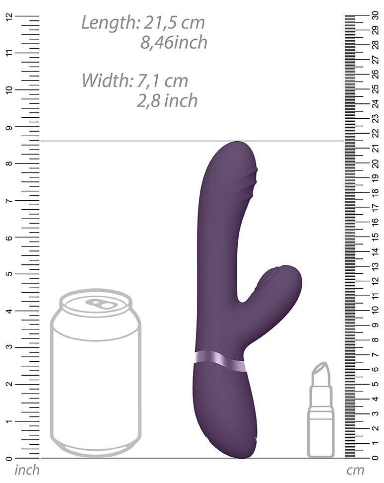 Vibro Rabbit Tani 22 x 3.5cm Violet – Image 6