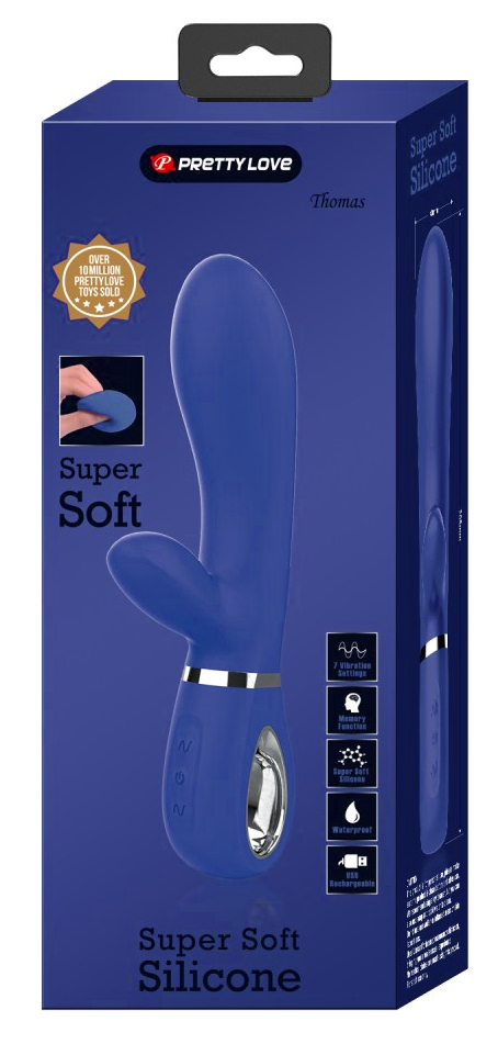 Vibro Rabbit Thomas 11 x 3.8cm Indigo – Image 2