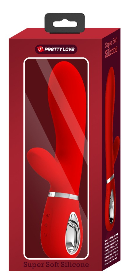 Vibro Rabbit Thomas 11 x 3.8cm Rouge – Image 6