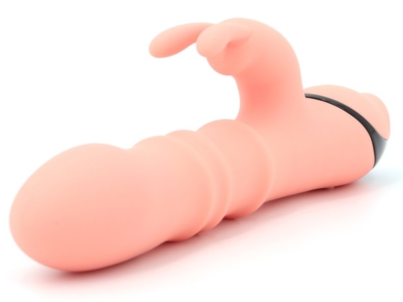 Vibro Rabbit Thrusties 13 x 3.8cm Saumon – Image 3