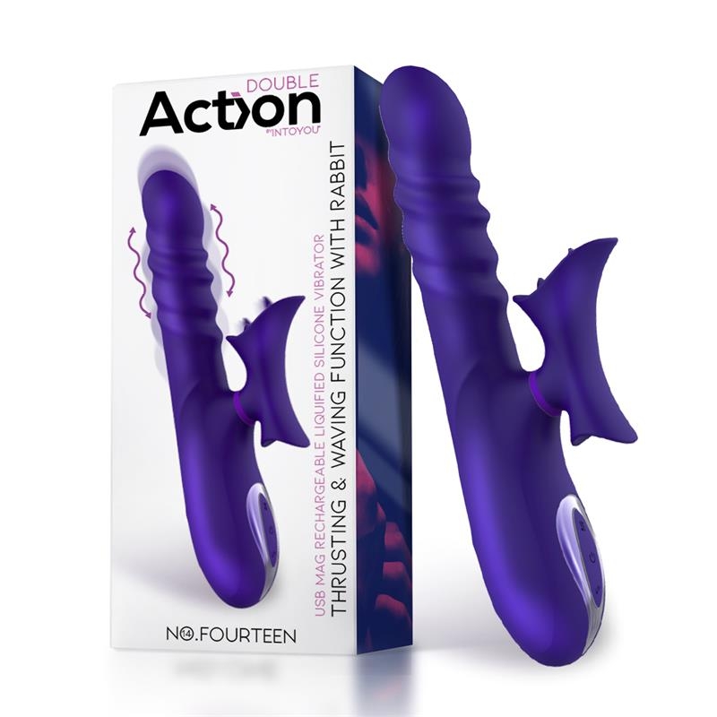 Vibro Rabbit Thrusty Wave Action 26cm – Image 7