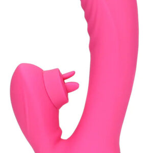Vibro Rabbit Tongue Flicker 19 cm Rose
