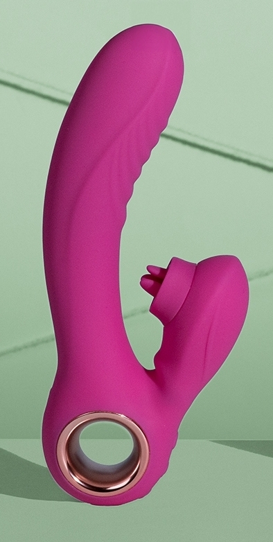 Vibro Rabbit Tongue Flicker 19 cm Rose – Image 6