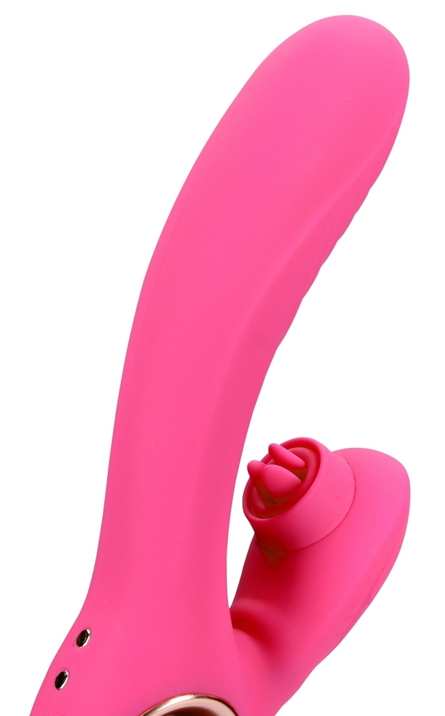 Vibro Rabbit Tongue Flicker 19 cm Rose – Image 7