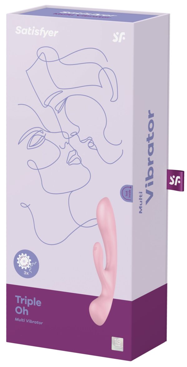 Vibro Rabbit Triple Oh Satisfyer 24cm – Image 2