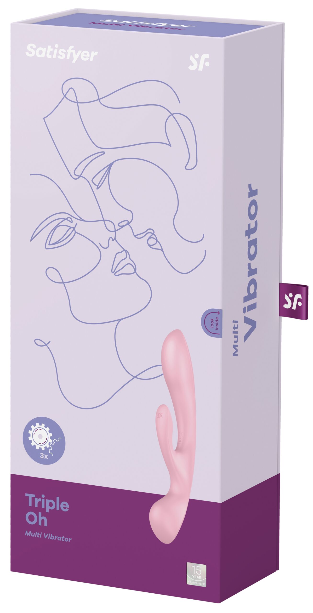 Vibro Rabbit Triple Oh Satisfyer 24cm – Image 2