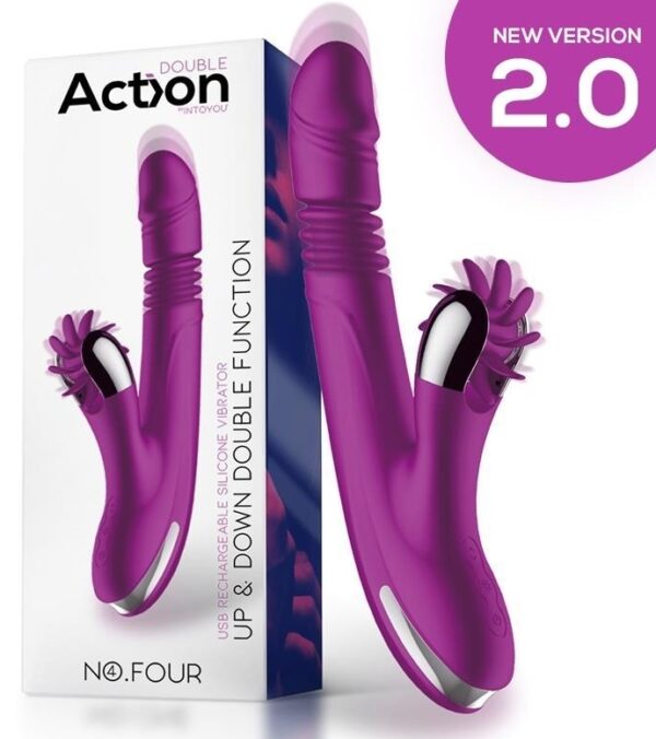 Vibro Rabbit Up & Down 10 x 3.5cm Violet – Image 5