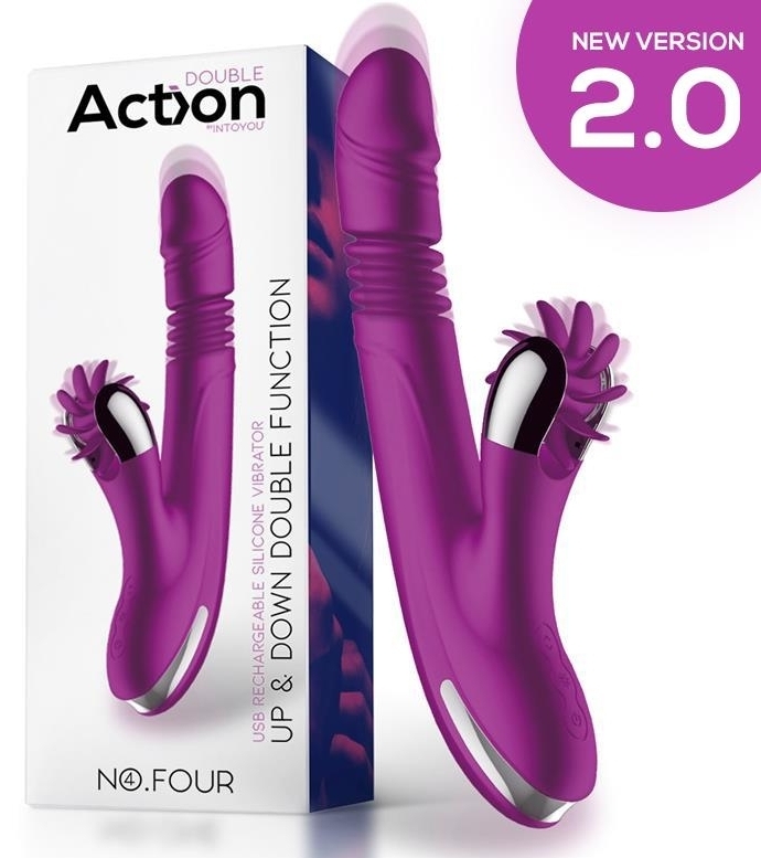 Vibro Rabbit Up & Down 10 x 3.5cm Violet – Image 5