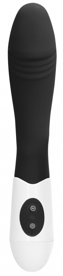 Vibro Ribbed Vibrator 12 x 3.7cm Noir – Image 3
