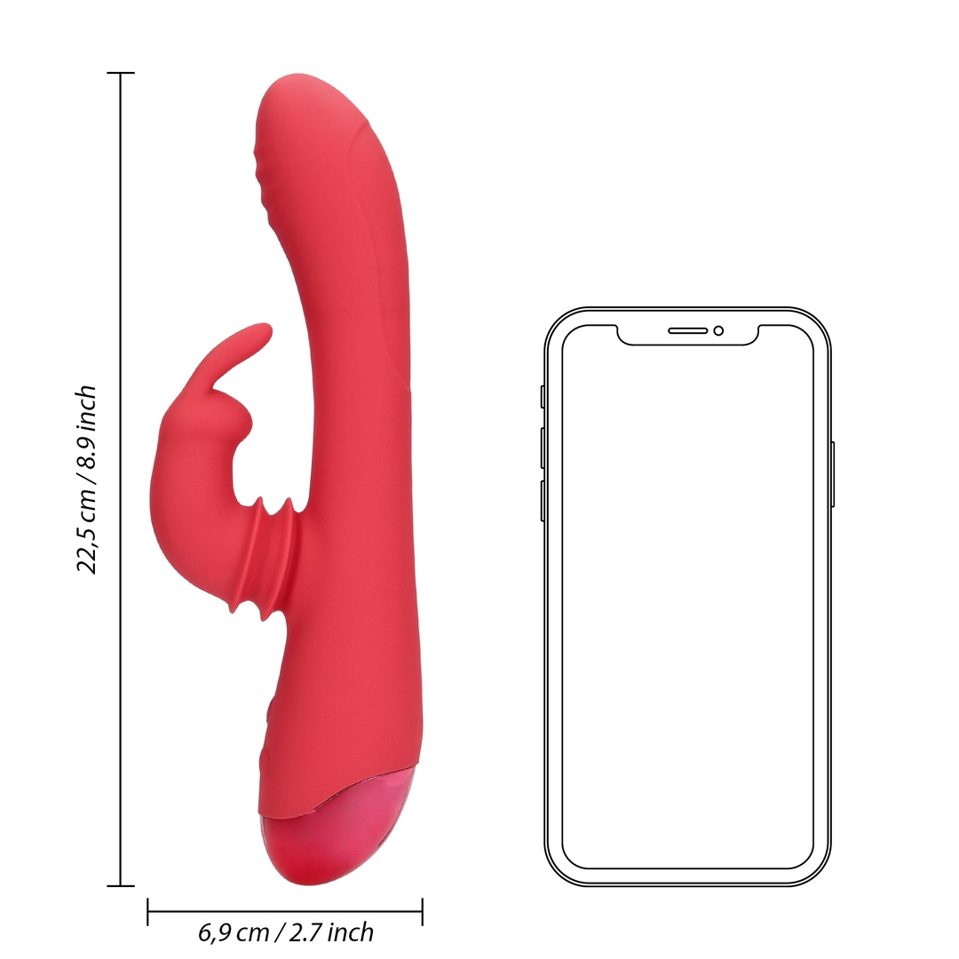 Vibro Swinging Rabbit 22 cm Rose – Image 9