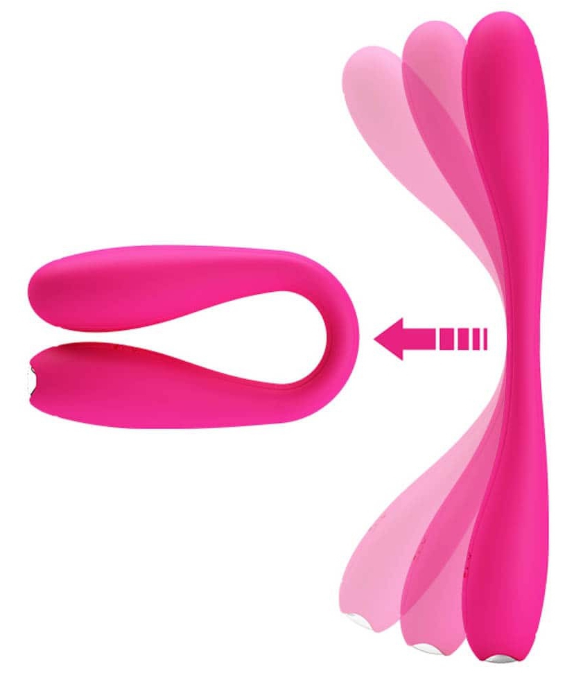 Vibro Yedda Pretty Love 17 x 2.7 cm Rose – Image 3