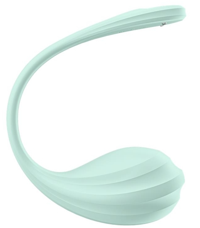 Vibromasseur Connecté Point G Smooth Petal 8.5 x 3.8cm Vert Menthe – Image 3