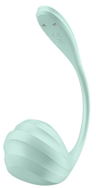 Vibromasseur Connecté Point G Smooth Petal 8.5 x 3.8cm Vert Menthe – Image 5