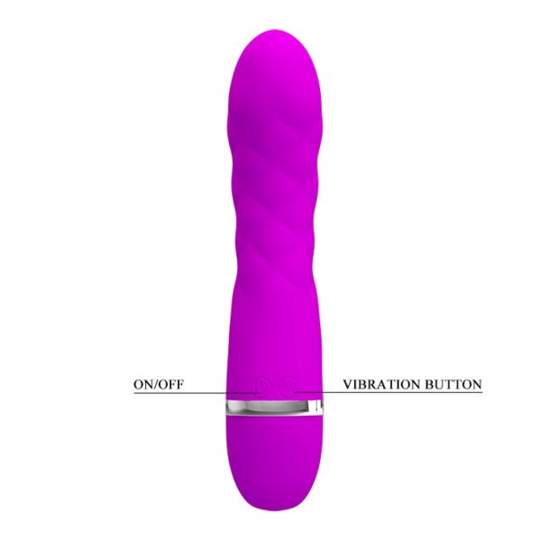 Vibromasseur design Truda 19.5 x 3.5cm - Violet – Image 9
